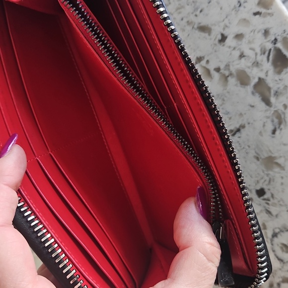 Christian Louboutin Black Wallet with Silver And Gold Studs - Picture 15 of 17
